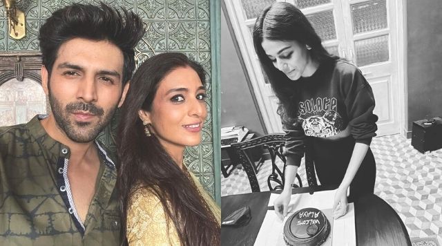 Kartik Aaryan Resumes Shooting Of ‘Bhool Bhulaiyaa 2’, Shared A Picture With Tabu; Welcomes Alaya F On Board.