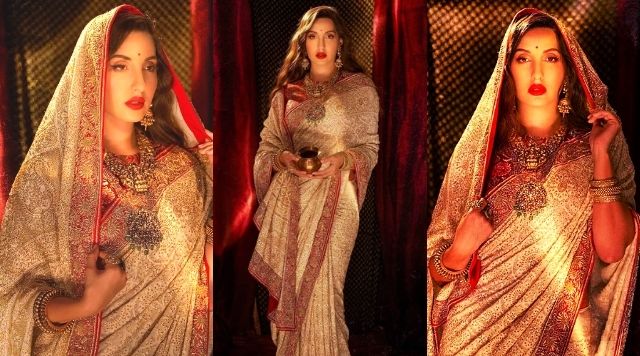 Nora Fatehi Looks Like A Royal Queen In The Traditional Saree. Pictures Inside