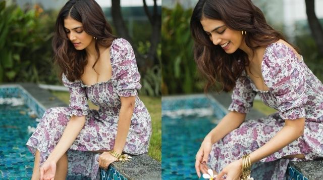 Malavika Mohanan’s Alluring Pool Side Pictures Are Grabbing The Attention.