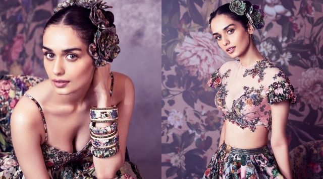 Manushi Chhillar Looks Dreamy In The Gorgeous Floral Floor Length Gown.