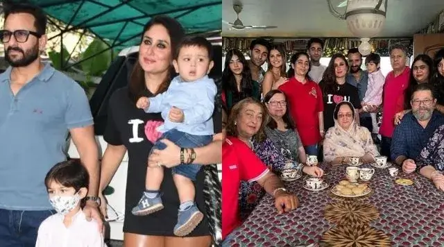 Kareena-Saif Ali Khan Along With Their Kids Join The Kapoor's Family Christmas Lunch!