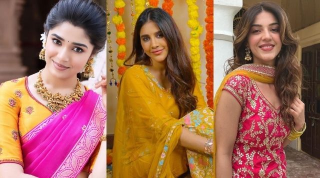 From Pooja Hegde To Mehreen Pirzada Here Are The Tollywood Actresses Celebrating Pongal Wearing Alluring Traditional Attire.