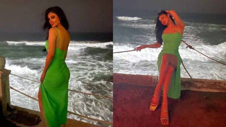 Mouni Roy Sizzles In Green Dress, Raises The Hotness Quotient On The Gram.