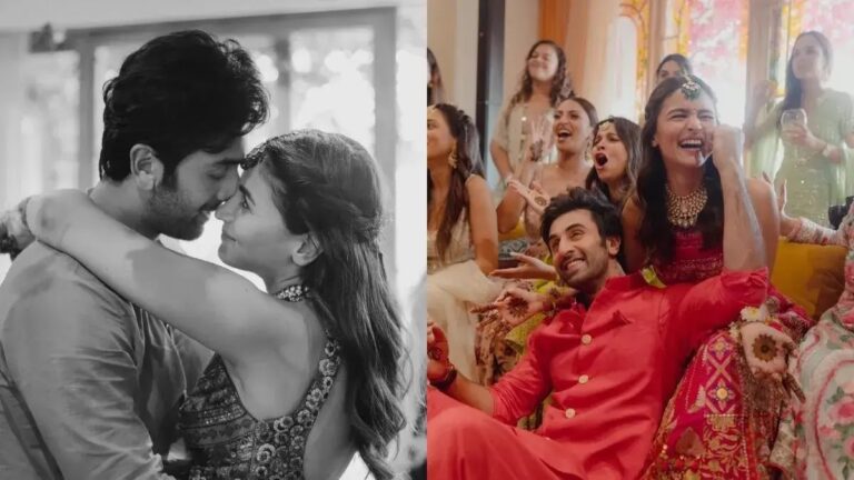 Alia Bhatt Shares Beautiful Moments From The Mehendi Ceremony. Ranbir Kapoor Holds Rishi Kapoor’s Photo.