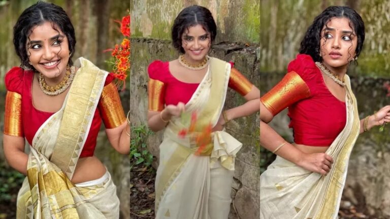 Anupama Parameswaran looks Mesmerizing As She Grooves To ‘Arabic Kuthu’ On The Occasion Of Vishu.
