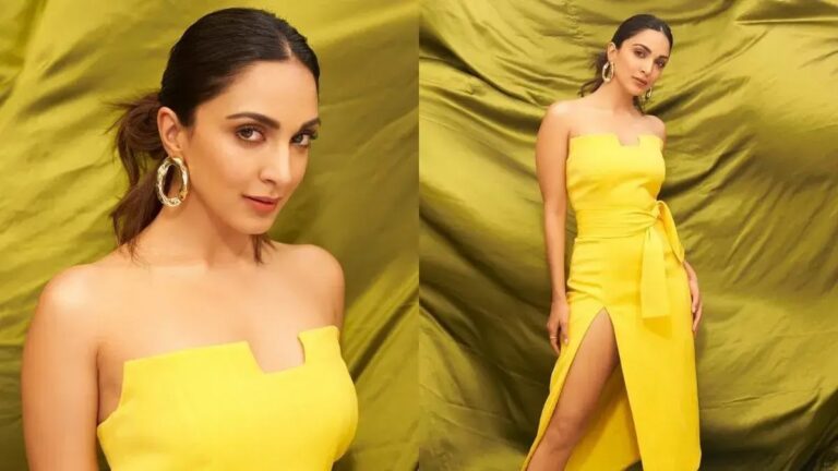 Kiara Advani Is Her Own Sunshine In This Bright Yellow Dress.