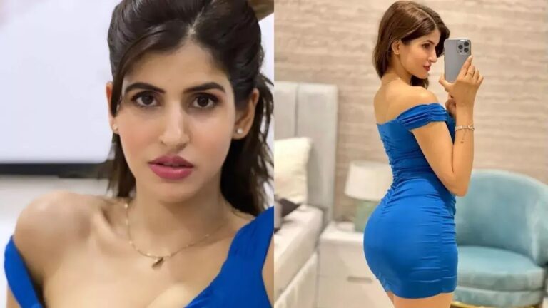 Sakshi Malik Looks Mesmerizing In Blue Mini Bodycon Dress In Latest Insta Pics.