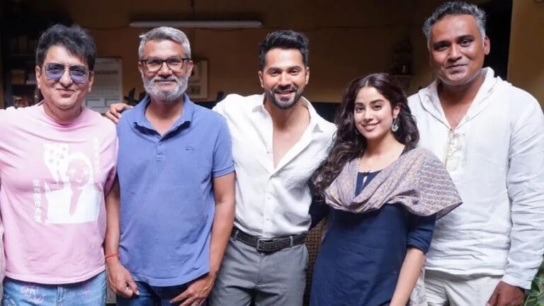 Varun Dhawan Celebrates Birthday With Janhvi Kapoor, Nitesh Tiwari, And Sajid Nadiadwala. See Photos!