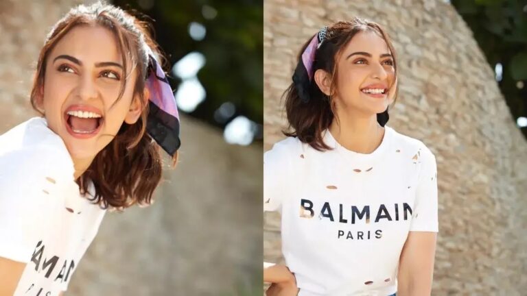 Rakul Preet Singh Shows Off Her Radiant Smile In This Chic Look.
