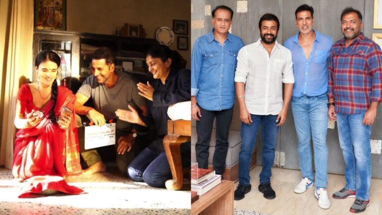 Akshay Kumar, Radhika Madan Begin Shooting Of Suriya’s Soorarai Pottru Remake In Hindi. Asks For Title Suggestions.