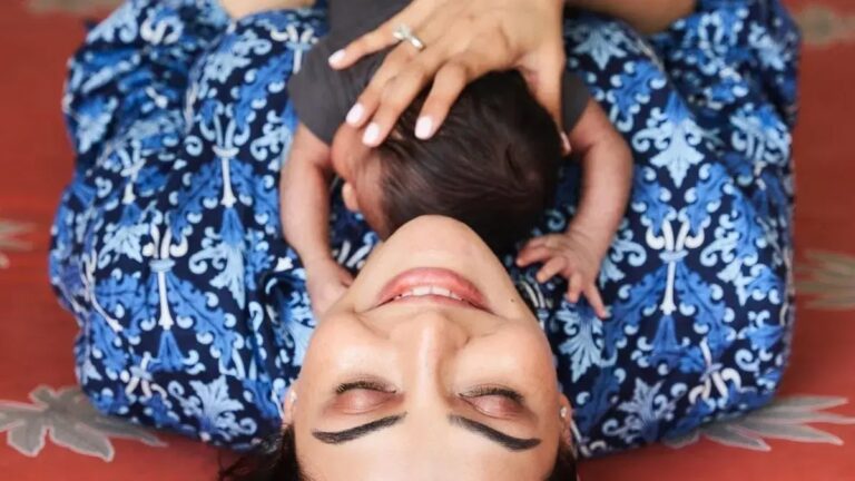 Kajal Aggarwal Gives First Glimpse Of Her Son Neil, Pens An Emotional Note On Mother’s Day.