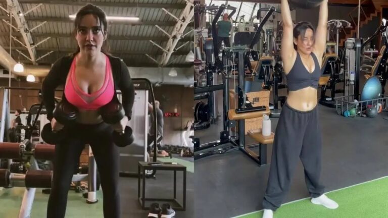 Neha Sharma Gives Major Fitness Motivation, Shares Her Intense Workout Routine.