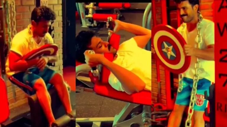 RRR Actor Ram Charan Shares His Sunday Killer Workout Regime.