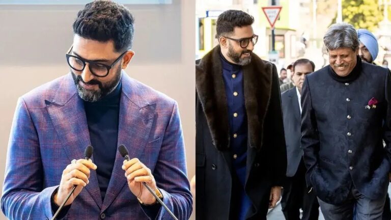 Abhishek Bachchan Shares His Fan-Boy Moment With Kapil Dev In Melbourne At IFFM. See Pictures!
