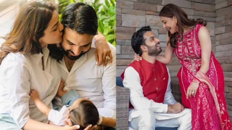 Kajal Aggarwal Wishes Husband On His Birthday, Shares An Adorable Family Picture.