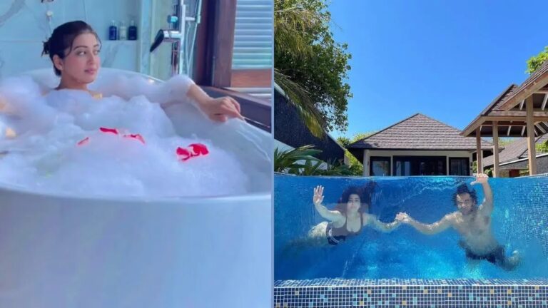 Pranitha Subhash Gives Us A Sneak Peak Of Her Maldives Vacation. Watch Video!