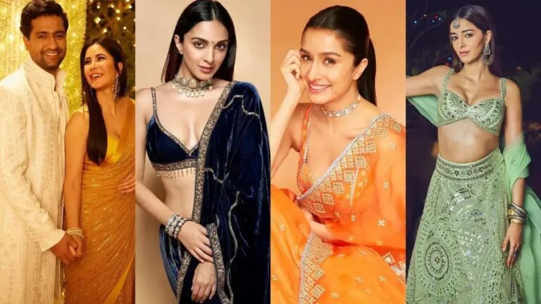 Diwali: From Kangana Ranaut, Kiara Advani, and Katrina Kaif To Janhvi Kapoor, Sara Ali Khan, And Ananya Panday Shine In Ethnic Outfits.