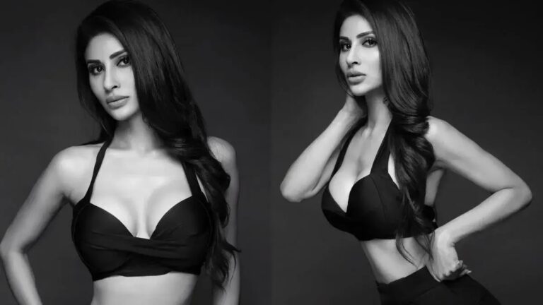Mouni Roy Looks Enchanting In The Black Ensemble. See Pictures!