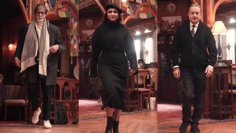Fabulous! Parineeti Chopra Drops A Video From ‘Uunchai’ Sets Featuring Amitabh Bachchan, Anupam Kher, Boman Irani, and Neena Gupta.