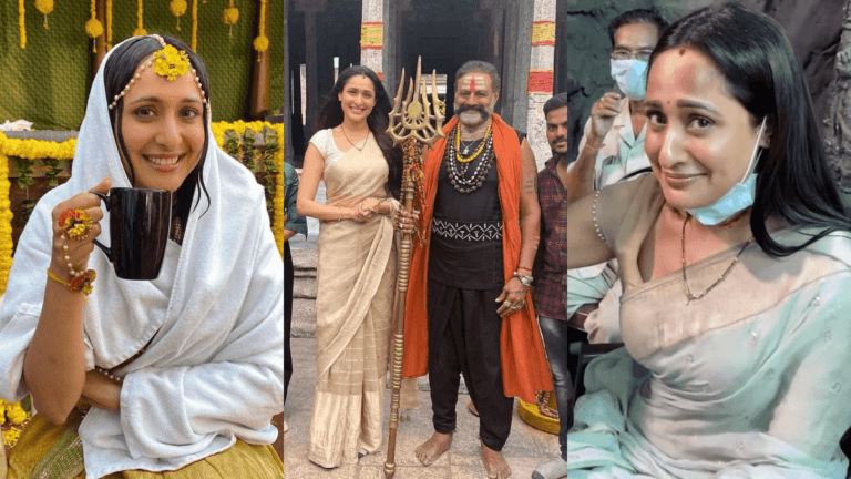 One Year For Akhanda: Pragya Jaiswal Shares Working Stills With Nandamuri Balakrishna.