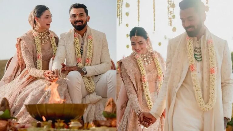 Athiya Shetty- KL Rahul Post Their First Wedding Pictures. See How The Celebs Reacted!