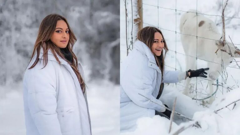 Sonakshi Sinha is Having Fun In The Snow In Finland. See Cute Pictures!