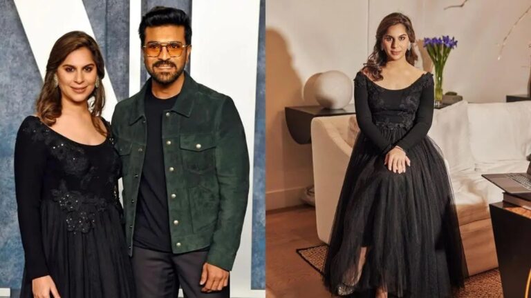 Upasana Kamineni Shares Pictures With Ram Charan From Vanity Fair Oscar Party. Talks About Strongest Force Behind The Scenes.