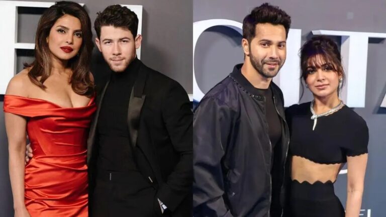 Priyanka Chopra-Nick Jonas, Varun Dhawan-Samantha At The Citadel World Premiere.