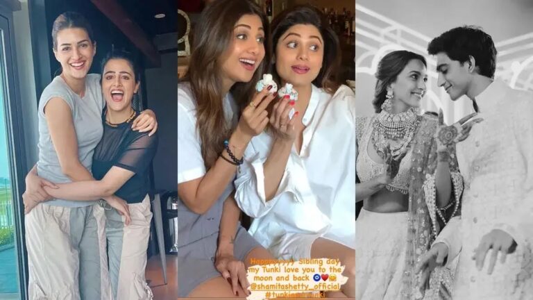 Happy Siblings Day 2023: Shilpa Shetty, Malaika Arora, Kiara Advani,  Kriti Sanon And Others Share Pictures With Their Siblings.