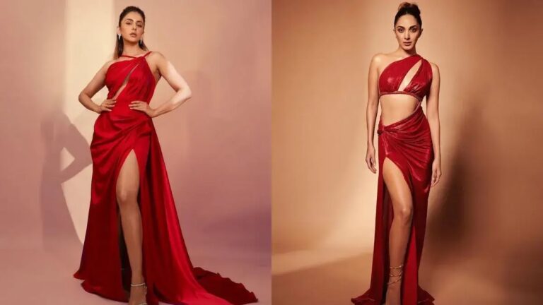 Rakul Preet Singh Or Kiara Advani: Who Wore The Red Slit Dress Better?