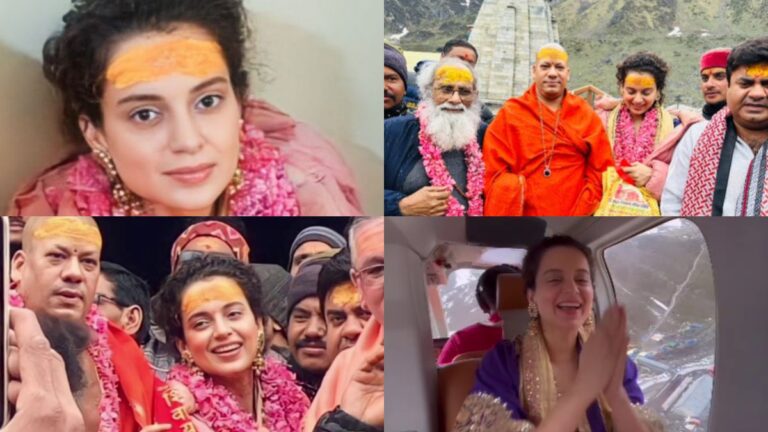 Kangana Ranaut Visits Kedarnath Along With RRR Writer Vijayendra Prasad. Watch Video!