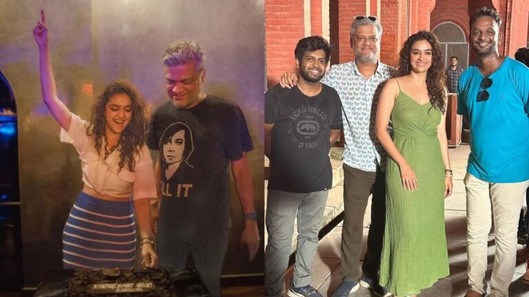 Keerthy Suresh Wraps Up The Shoot Of Raghuthata, Drops Beautiful Pics In Green Dress.