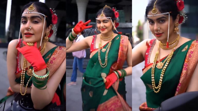 Adah Sharma Amazes In Maharashtrian Bride Look For A Magazine Cover Shoot.
