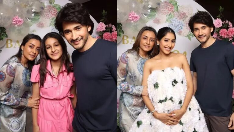 Mahesh babu at a family event