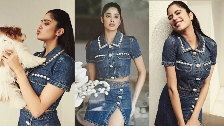 Janhvi Kapoor Shares Cute Clicks With Pet In A Stylish Denim Outfit; Actress Visits Arjun Kapoor's Home With Rumoured Boyfriend. See Pictures!