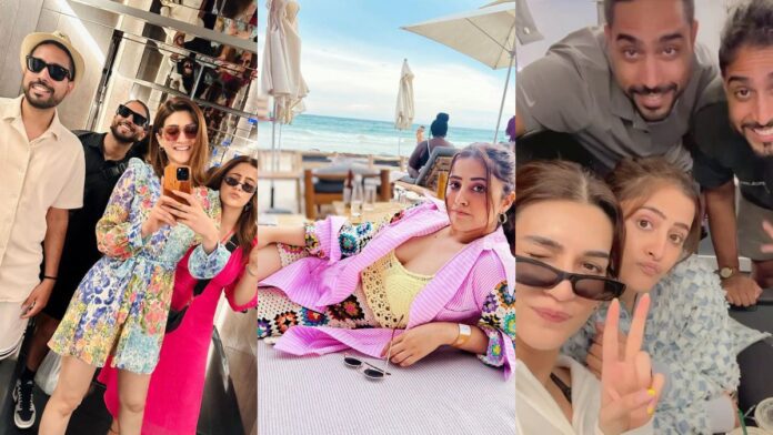 Kriti Sanon And Nupur Sanon Share Vacation Pictures With Cousins.