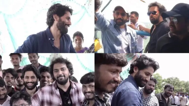 Naga Chaitanya With ‘Karthikeya 2’ Director Chandoo Mondeti Visits Srikakulam To Understand Fisherman Lifestyle.