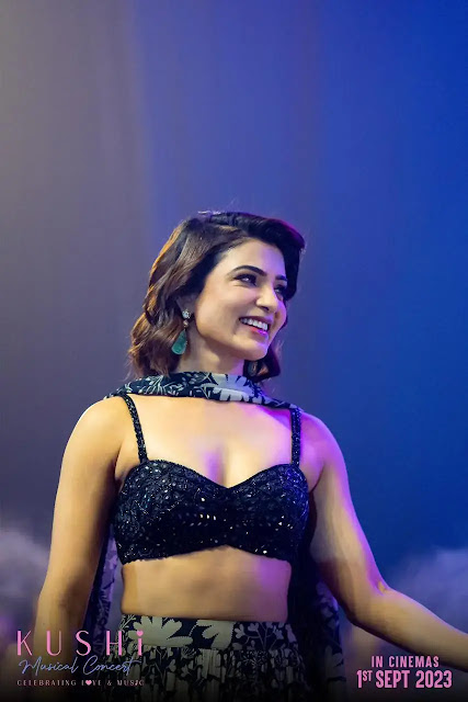 Samantha Ruth Prabhu at Kushi musical night in Hyderabad novatel