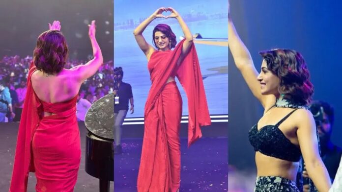 Samantha Saree Looks From Kushi Music Concert Are Making Heads Turn.