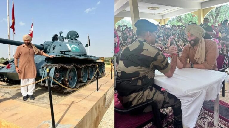 Sunny Deol Kickstarts Gadar 2 Promotions, Meets Security Forces At Longewala In Rajasthan.