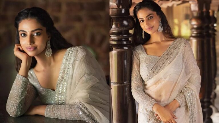 Meenakshi Chaudhary Looks Angelic In Saree Attire. See Photos!