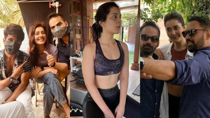 Raashi Khanna Celebrates 1 Year Of Farzi. Shared BTS Pictures!