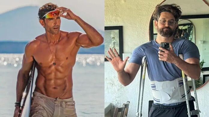 Hrithik Roshan Shared A Mirror Selfie With Crutches After Muscle Injury. 'Strength Is Not Always Being Rambo'