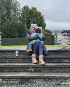 Kajal with son on vacation