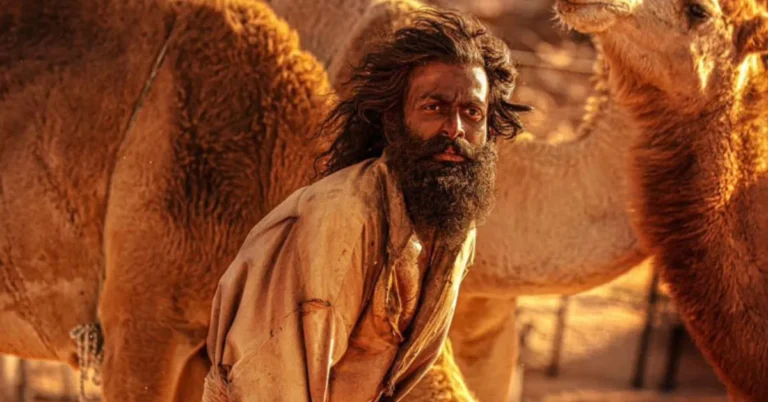 Prithviraj in Aadujeevitham the goat life
