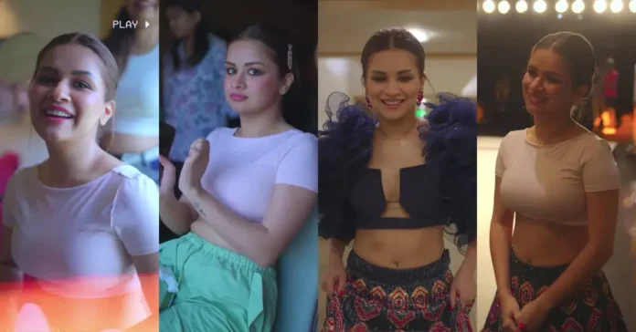 Avneet Kaur getting ready for first ramp walk