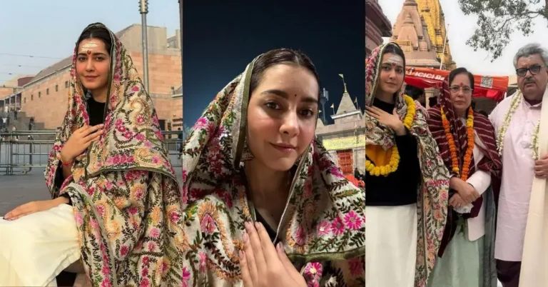 Raashi Khanna family trip to Kashi with family celebrating her Birthday